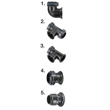 PPS1 CC CONCEPT - Raccords de connexion compacte aluminium