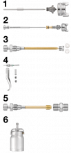 Pièces détachées pour pistolet de peinture CAR S03