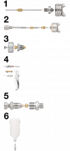 Pièces détachées pour pistolet de peinture CAR G05