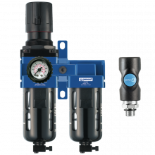 ALTO 3 - Ensemble micro-filtre avec régulateur et manomètre équipé d'un raccord de sécurite prevoS1