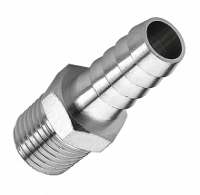 Raccord pneumatique, mamelon double, filetage conique mâle A2