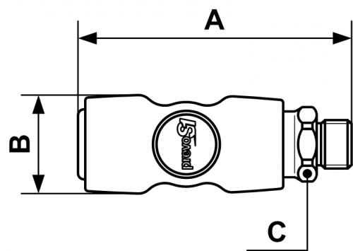 Raccord filetage femelle et manchon - Type : B - d1 (mm) : 110 - d2 (pouce)  : 4 - 40504050645